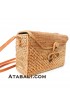 Ata rectangle bag with ribbon clip and lining